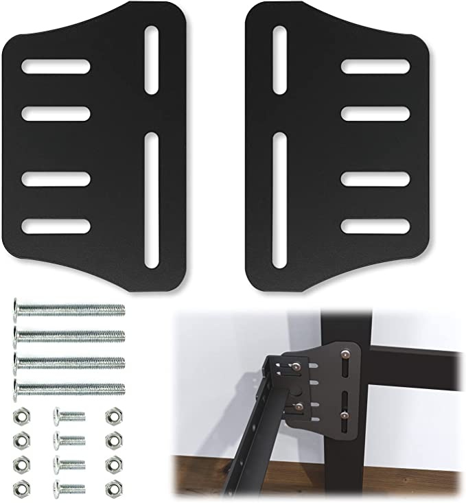 Bed Frame Footboard Extension Brackets Fit for Twin Full Queen or King Size Beds 0.2kg