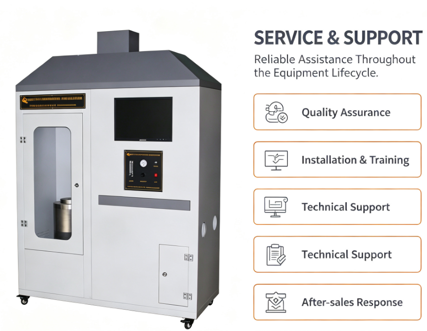 Plastic Flame Performance Test Equipment Burning Characteristics Testing Machine for Polymer Products