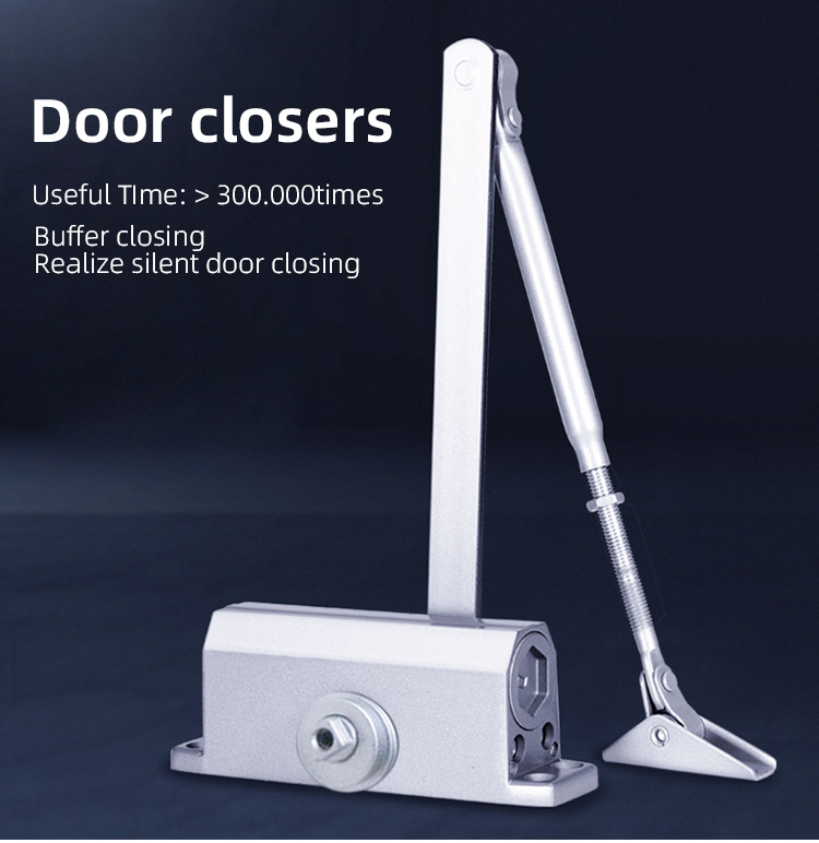 Aluminum Alloy Auto Sliding Door Closer for Fire Door at -40 to 80 Degree Temperature