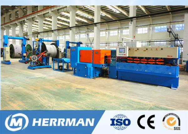 Aluminum Alloy Interlock Cable Armouring Machine For Cable Manufacturing Plant