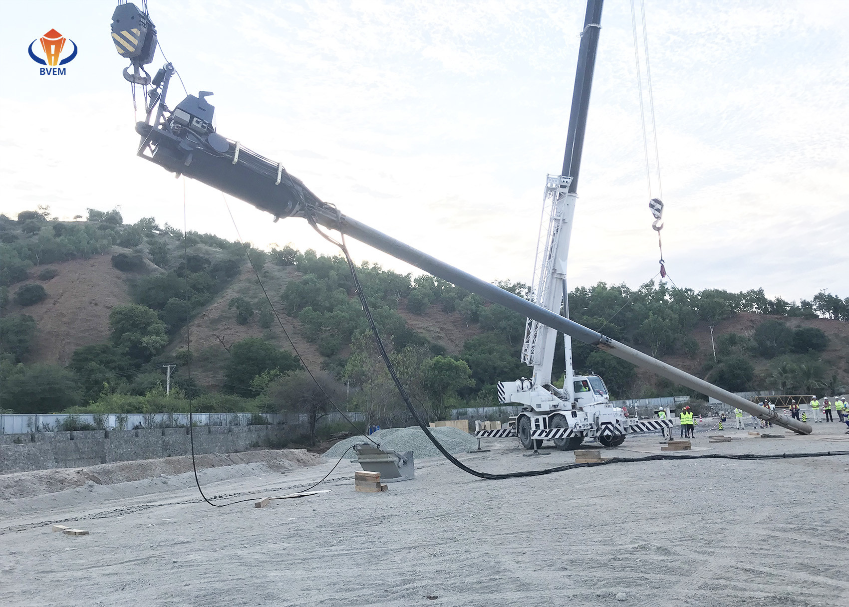 180KW Compacted Pile Equipment For Vibro Pile Foundation Engineering