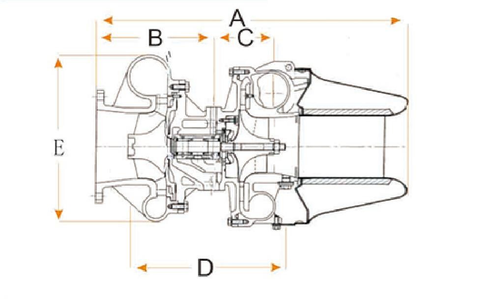 IHI MAN RH Series Turbocharger For Marine Industry