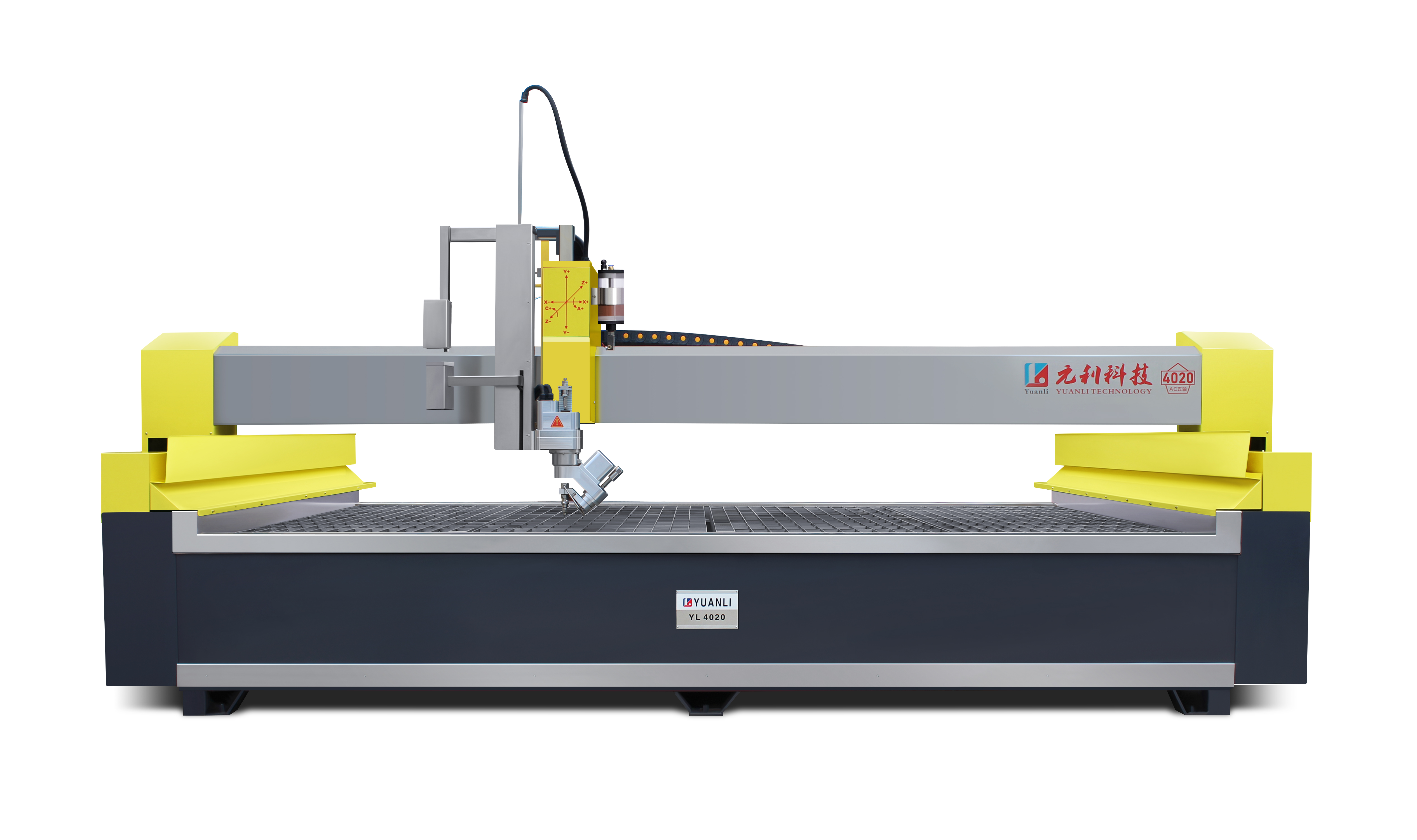 Waterjet 5 Axis CNC Granite Marble Bridge Cutting Machine 380V 3PH 50HZ
