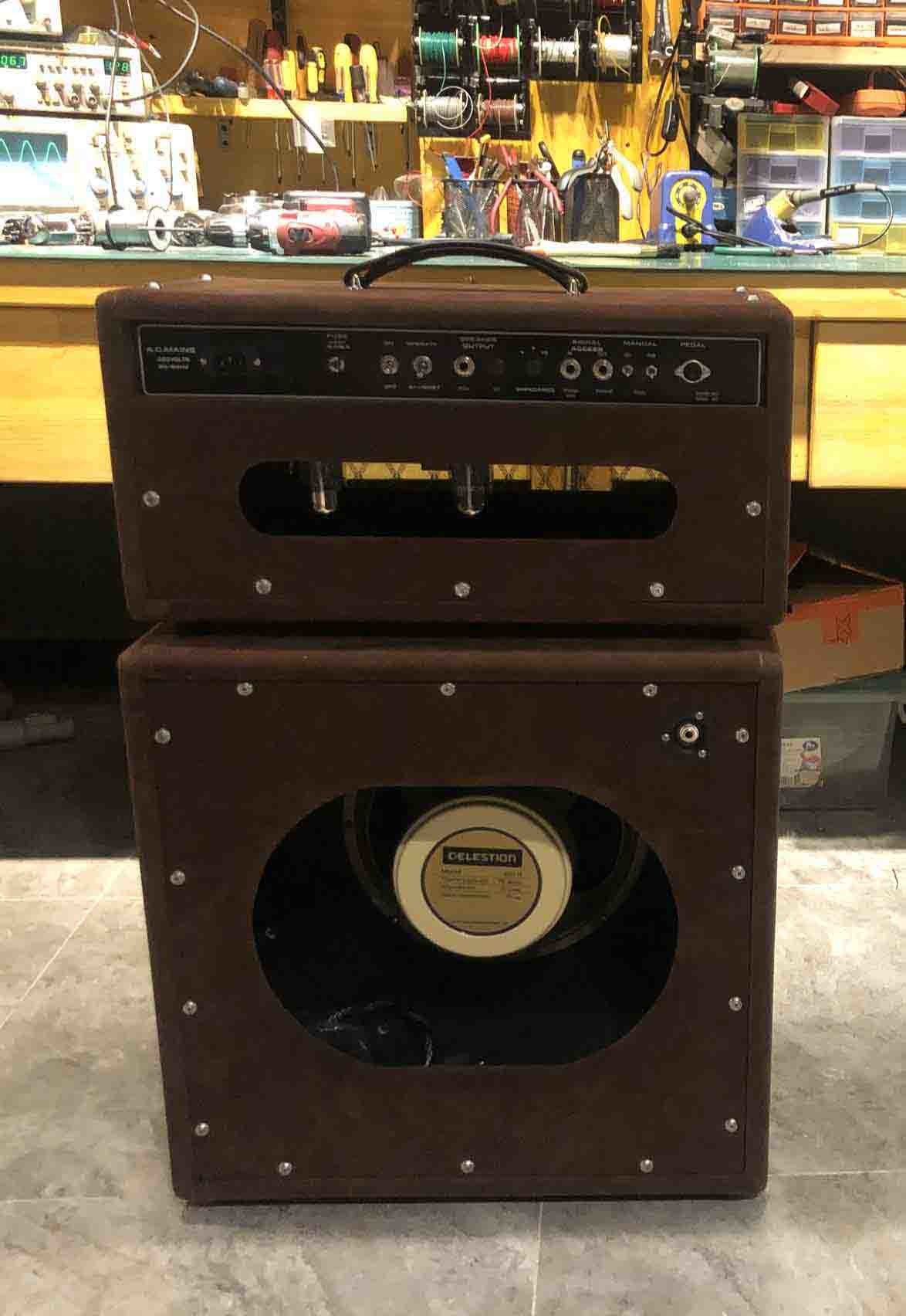Custom Overdrive Special ODS 30W POINT TO POINT Amp Head and Combo JJ 6V6 Power Tube JJ Ecc83 Preamp Tube