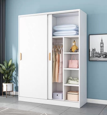 High End Custom Contemporary Design Solid Wood Apartment Bedroom Wardrobe Cabinet