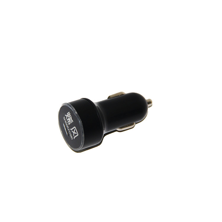 Custom 2in1Mini Phone Mobile Charger Type C Portable Car Charger
