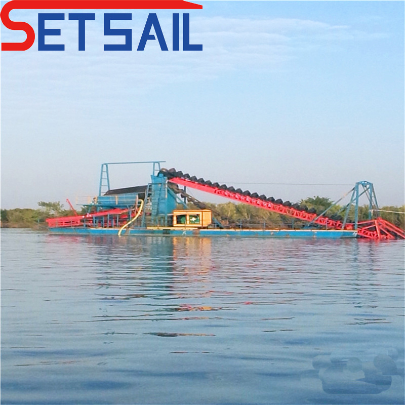 Chain Bucket Dredging Gold Ship for Dredging Diamond
