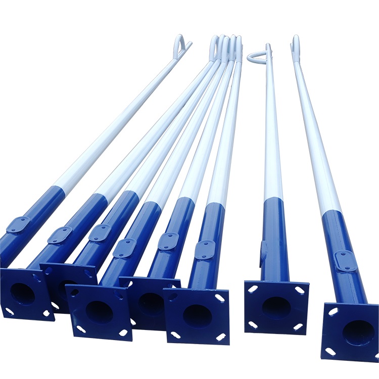 Round Tapered Hot Dip Galvanized Outdoor Light Pole 5-12m for Customer Requirements