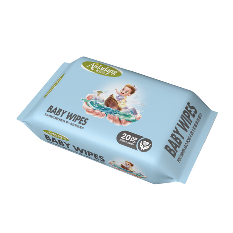 Household Cleaning Wet Wipes 15*20CM 20pcs Small Pack for Baby Cleaning