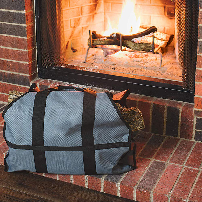 High Durability Compact Log Carrier Bag Premium Canvas Material Made