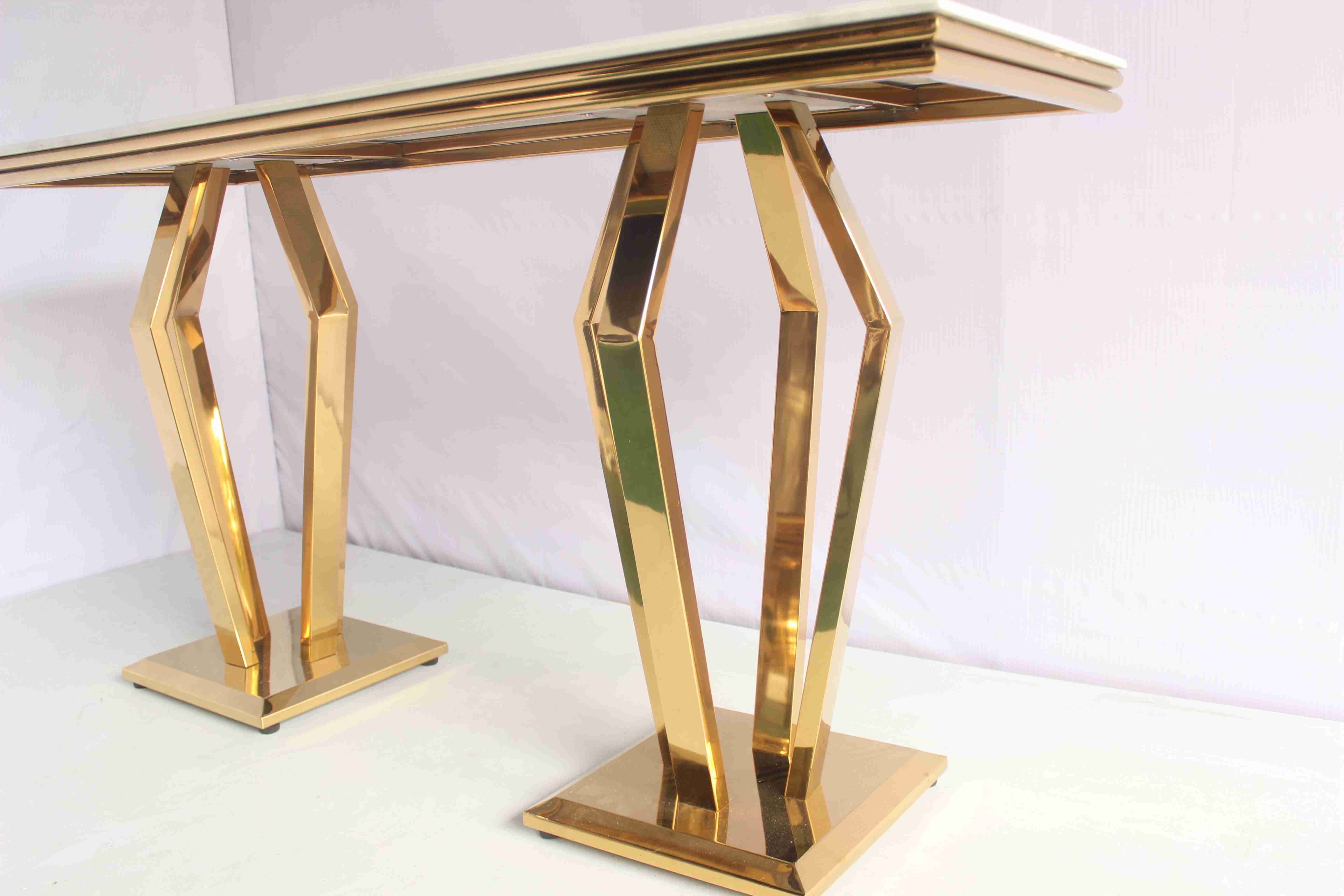 Modern Luxury Table And Chair Set Rectangular Dining Table And Chair