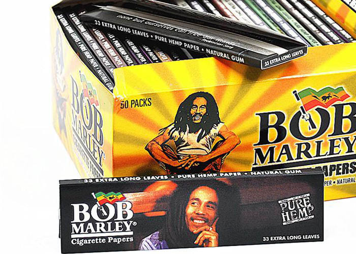 Bob Marley Cigarette Paper Roll 110mm Translucent Hemp Fiber Material