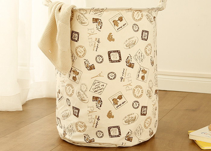 Foldable washing laundry clothes basket toy storage bag large box customized national series