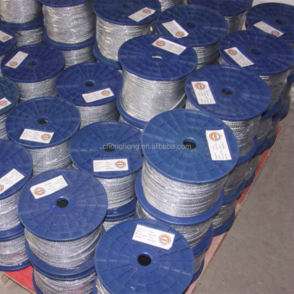 Hot-Dipped Galvanized Aircraft Cable MIL-DTL-83420 2000N/MM2 7x19 Steel Wire Rope 3/32'' reels with 2.000 m/each and Made
