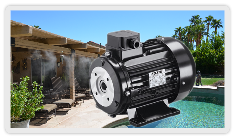 hollow shaft electric motor
