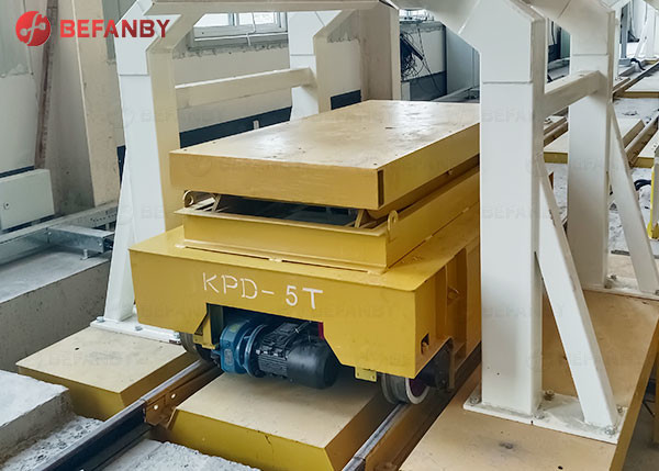 Steerable Elelctric Railway Transfer Trolley