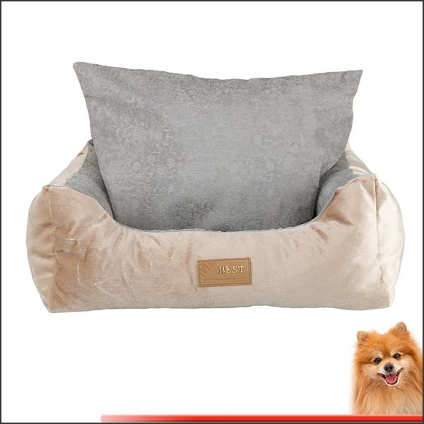 washable dog bed free shipping Stripes short plush pp cotton pet bed china