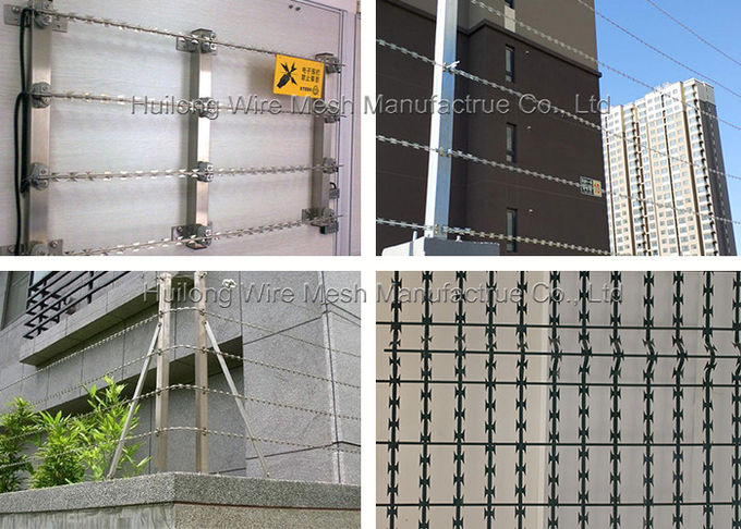 HUILONG Heavy Galvanized Razor Wire Fencing BTO 22 Flat Loop 0