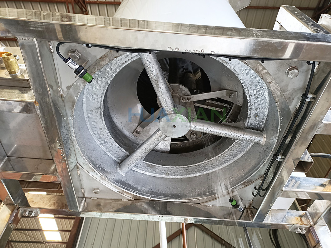 Large Fresh Water Ice Flaker Machine 30 Ton Industrial Evaporative Cooled