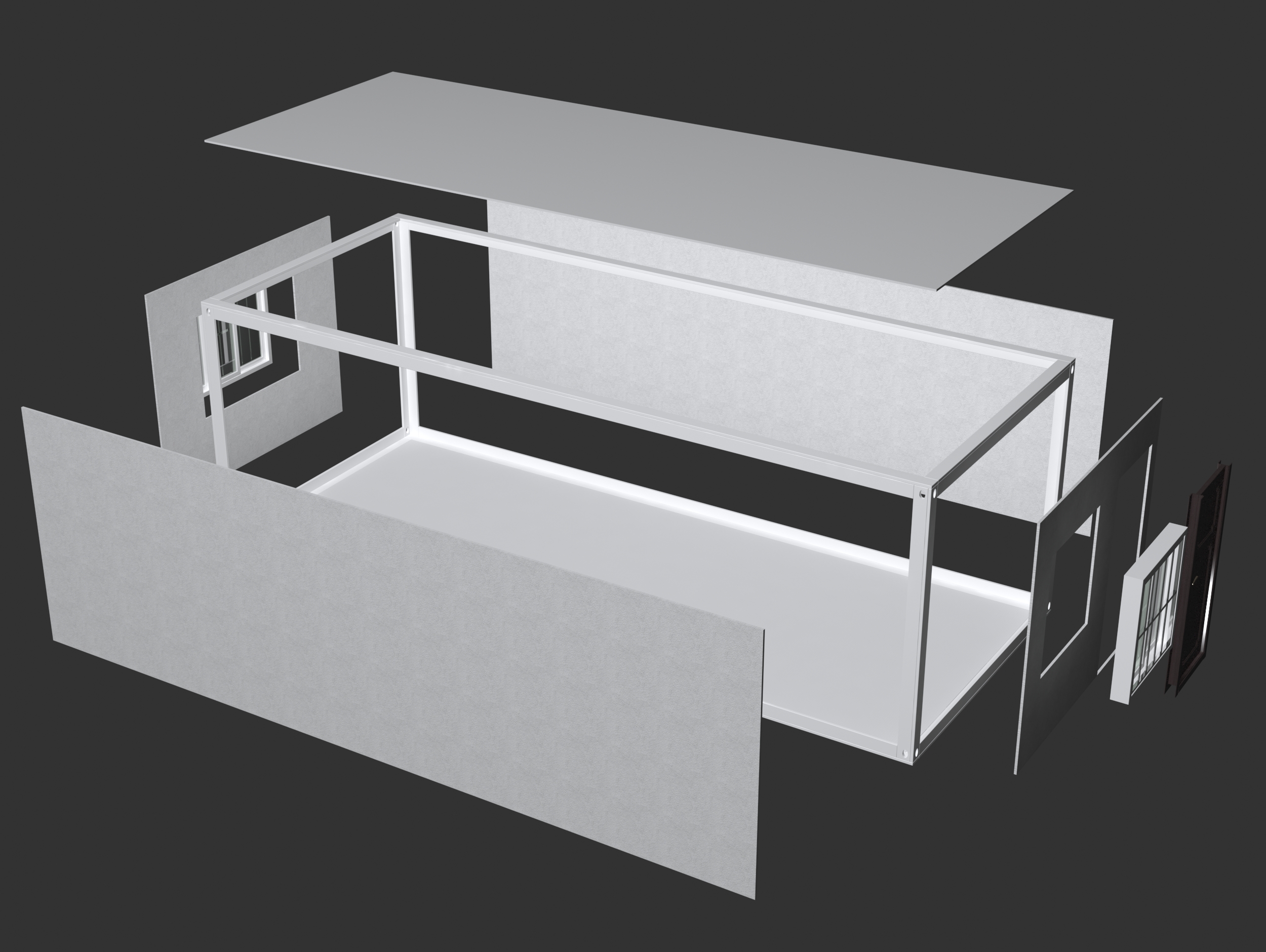 Online Technical Support Included 20 ft Mobile Flat Pack Container Hotel for House