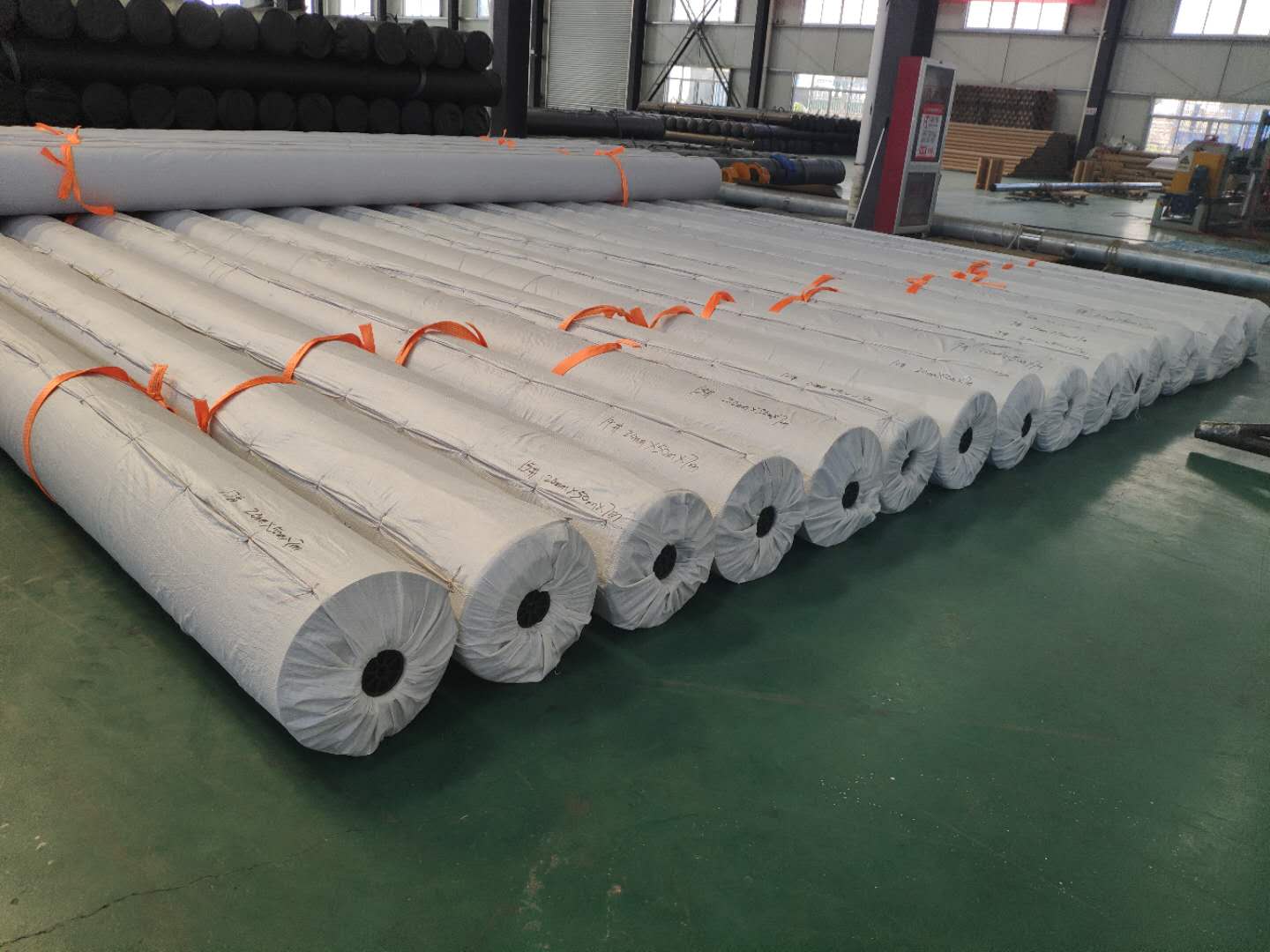 Non Woven Geotextile for Road Construction and Dam Project White Colo