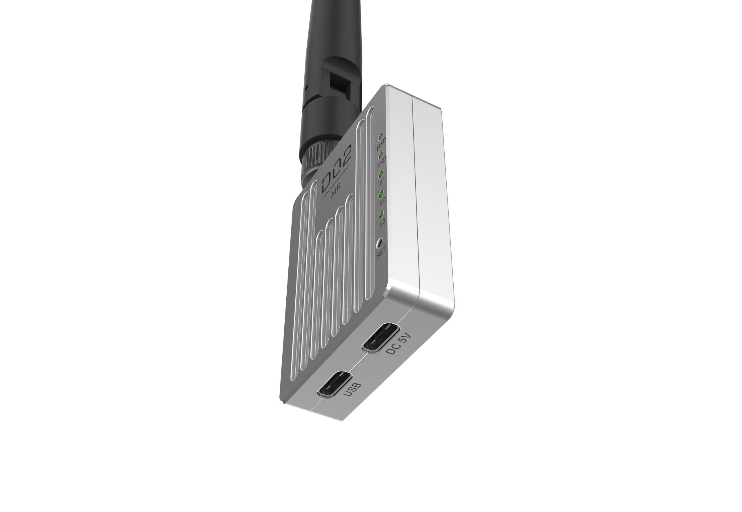 D02 data link has three frequency bands and supports point-to-multi, relay and point-to-multi modes with 30-60km range.
