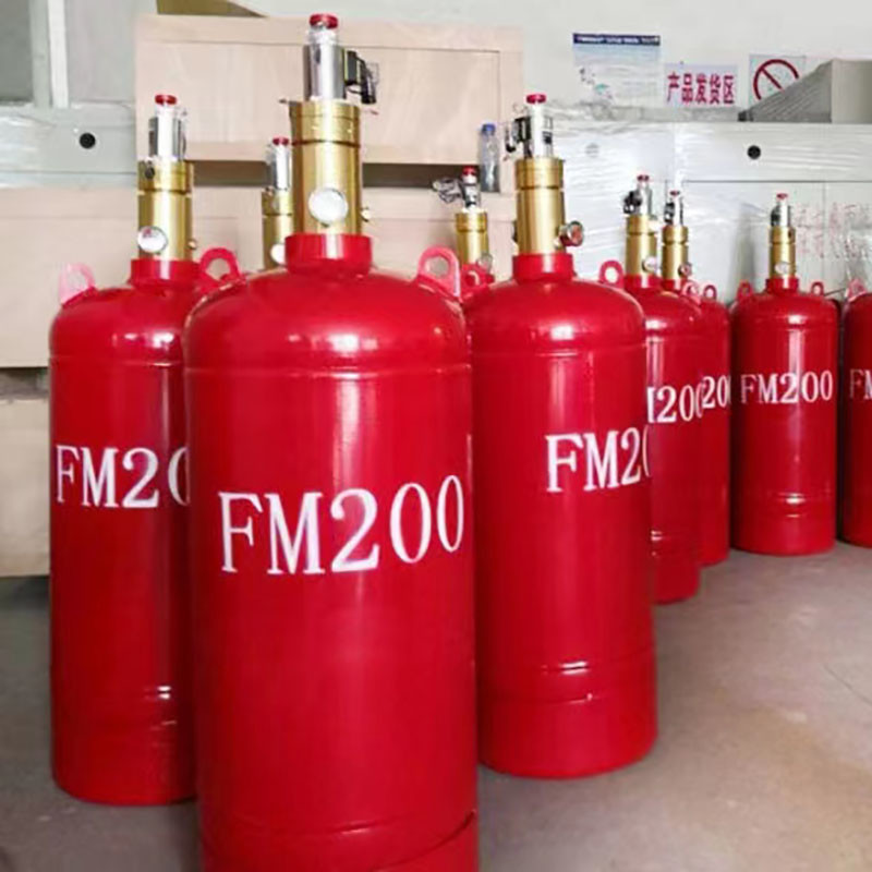 Data Center 120L Network Fm200 Fire Suppression System Pipeline Type