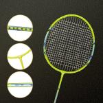 Offensive Type Badminton Racket 2PCS Custom Aluminum Alloy Racket with Heavy Tip