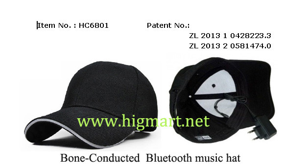  Bone Conduction bluetooth headphones Cap music hat Manufactures