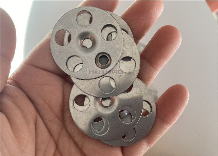 Galvanized Steel 30mm Insulation Fastening Plates For Attaching Insulation And Cover Boards