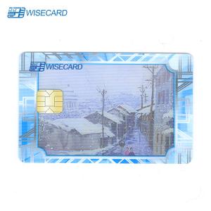 China Cloth Printing PVC Smart Card , PVC Chip Card Customized Size on sale
