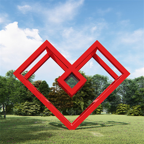 Large Modern Garden Abstract Metal Sculptures Outdoor SS 304 316