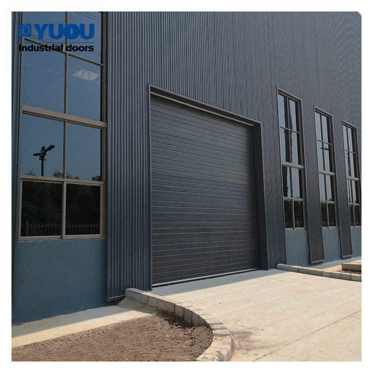 Eco Friendly Sectional Overhead Door Premium Lifting PU 75mm thickness 8m height