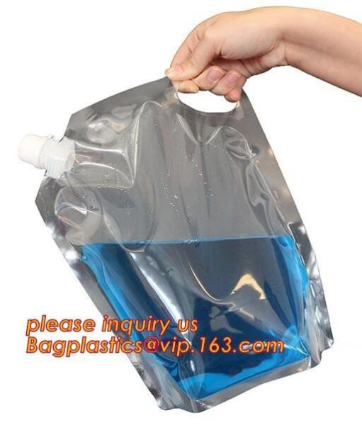 Squeeze refillable plastic packaging spout bag for Chemical industry bag