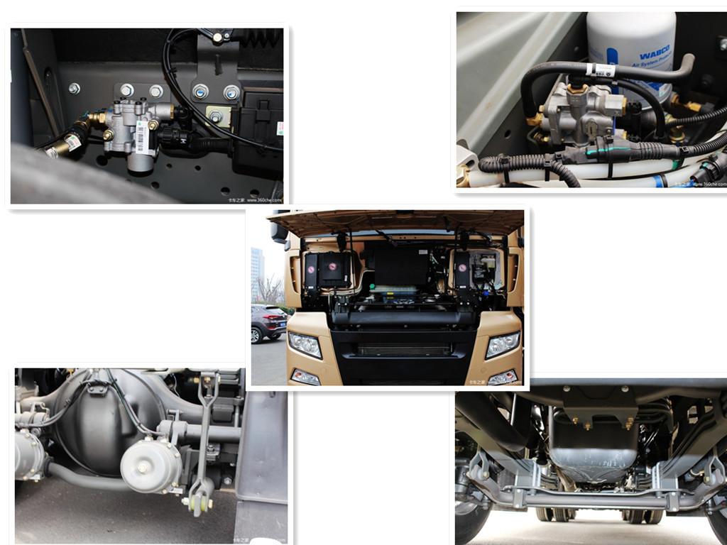 SITRAK C7H 540HP 6X4 ,16 speed transmission 9 or 11 Gasbag-type lifting suspension