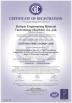 Bohyar Engineering Material Technology(Suzhou)Co., Ltd Certifications