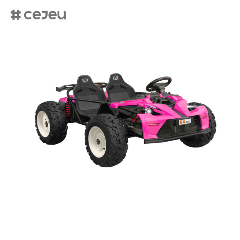 KINTEX 12V Ride on Drift Car Drifting Go Kart for Kids with 2 Speeds,Rear brake light,Music,Bluetooth,Two doors open