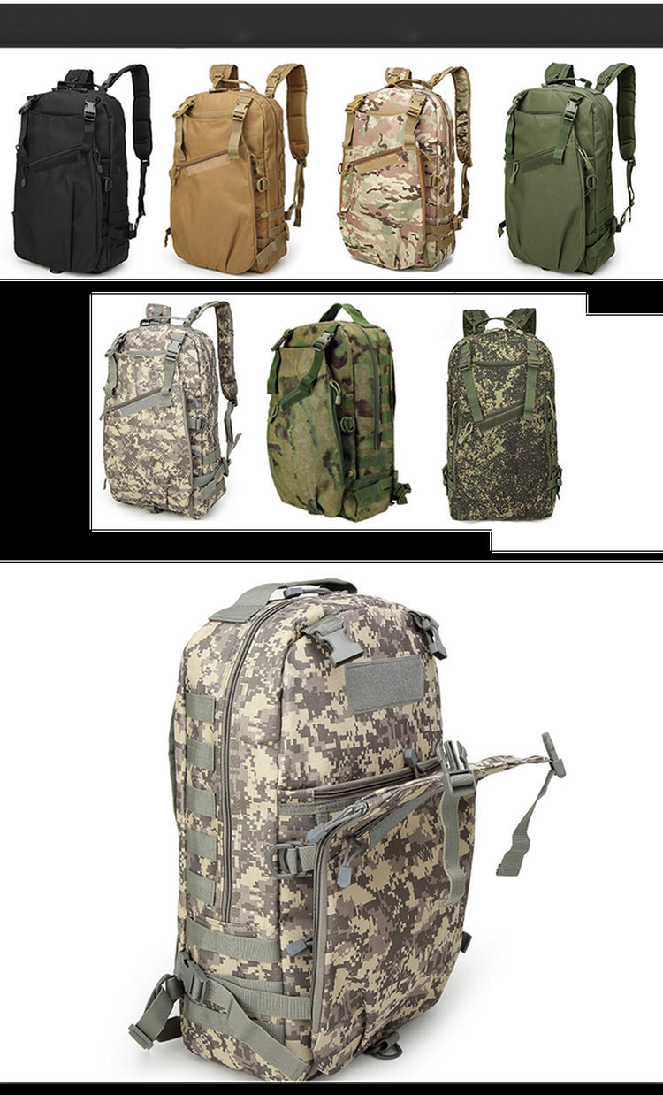 Travelling Camping Mountaineering Backpack with Two Compression Straps Made of Oxford