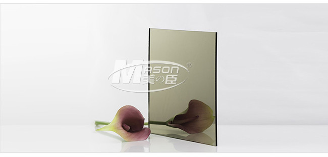 4X8ft Cutting Customized Gold Mirror Acrylic Sheet For Widely Decorations