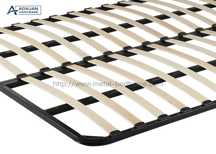 Metal Platform 73 Inch King Size Slat Bed Frame