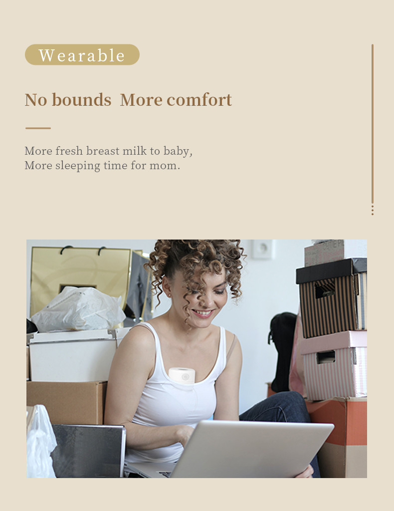 Wireless Medical Breast Pump Technology Hands Free Electric Breast Pump For Busy Moms