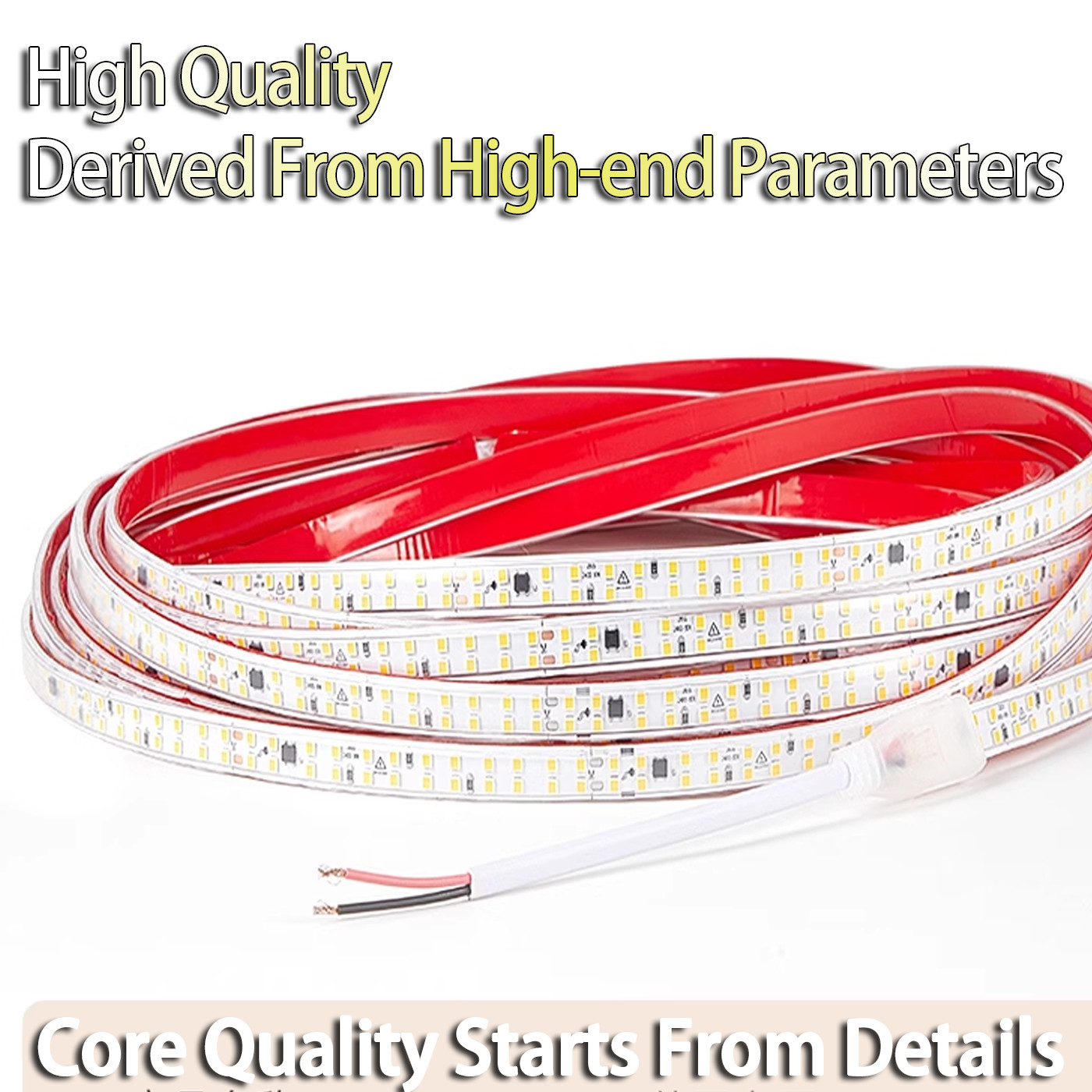 LED Waterproof Light Strip Low Voltage 12V Underwater Outdoor Light Strip 24V Underwater Light Strip Self-Adhesive Fish Tank Fish Pond Soft Light