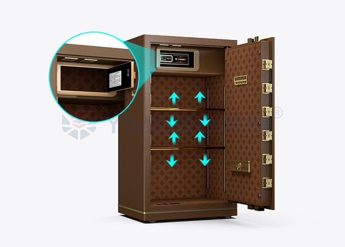 H1000mm Solid Steel Luxury Office Fingerprint Lock Safe Box For Security YB/N7-100
