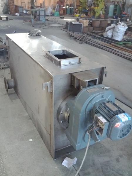 Stainless Steel / Carbon Steel Spiral Press Rotary Bar Screen For Material
