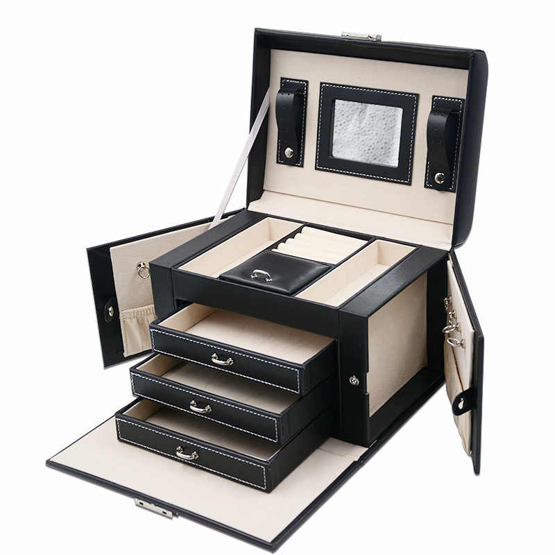 3 Layer Gift Packaging Luxury Jewelry Box For Retail Display Easy To Use