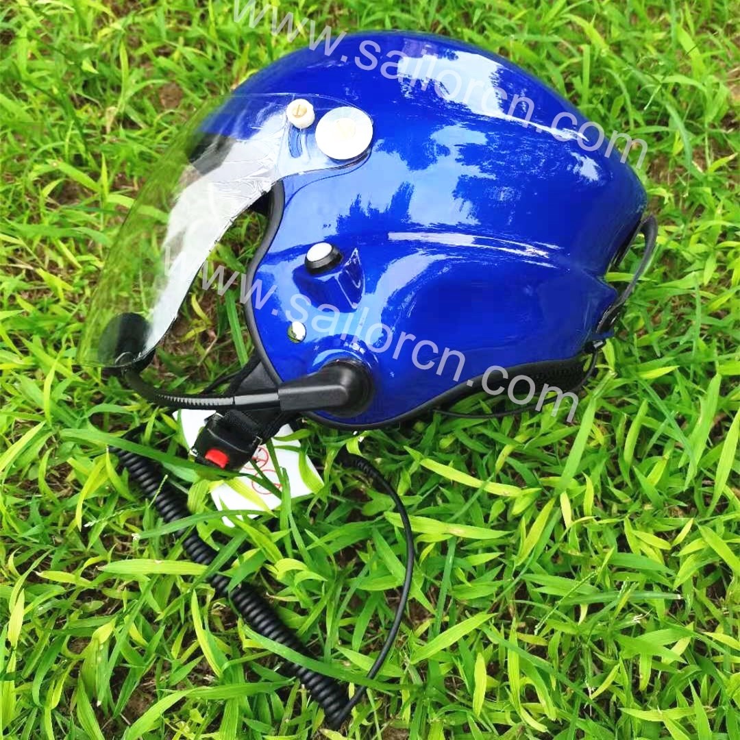 Noise cancel PPG helmet with full headset EN966 certificated Paramotor helmet China supplier