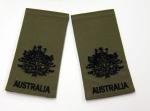 Handmade Custom Embroidered Patches PVC Backing shoulder patches