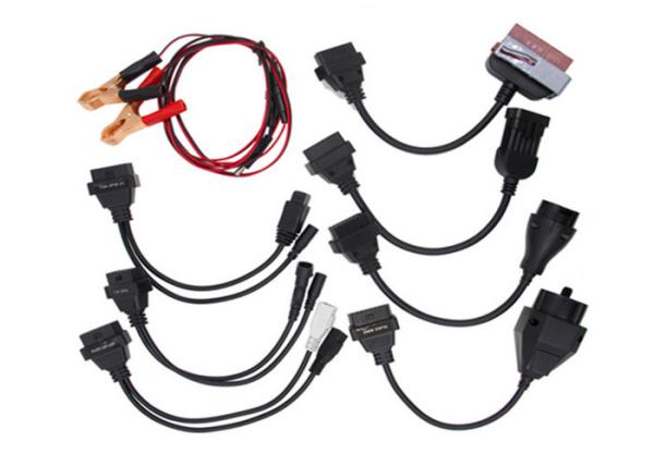 Safe Car OBD Cable / Truck Diagnostic Cables Right Angle 16 PIN Male And Female