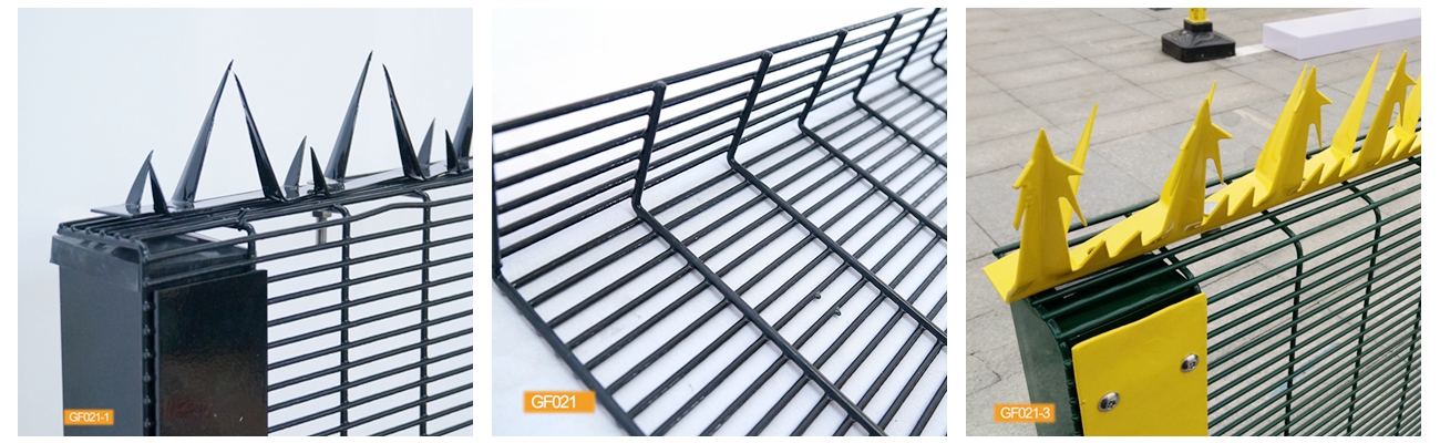 4mm Anti Cut Security Fence Pvc Coated 6feet Height With Flat Bar