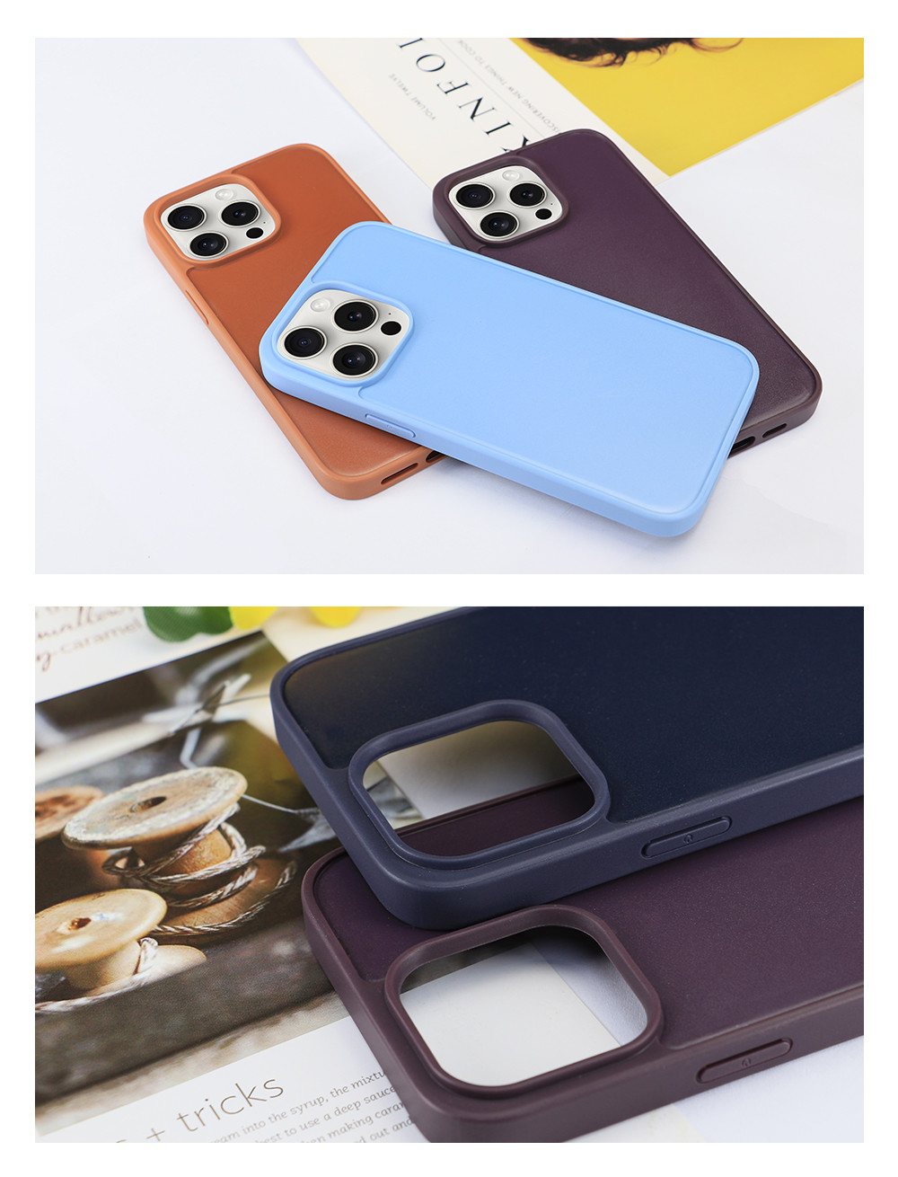 TPU Groove Phone Case Mobile Protective Cover 1mm Depth For IPhone Samsung
